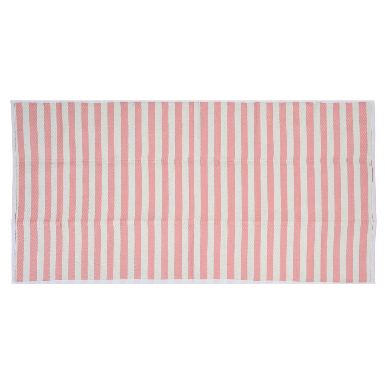Patura pentru picnic Stripes, pliabila, 90x180 cm, polipropilena, roz - imagine 3